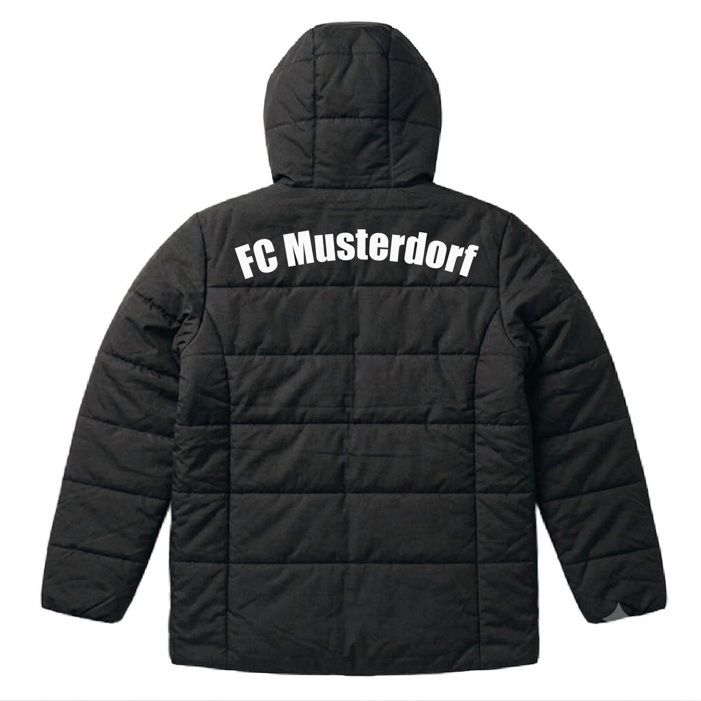 Coachjacke mit Kapuze FC Musterdorf Unisex