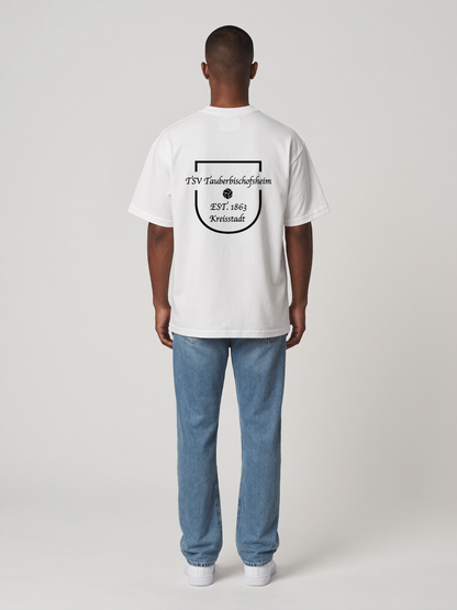 T-Shirt TSV Tauberbischofsheim Weiß, Rückansicht