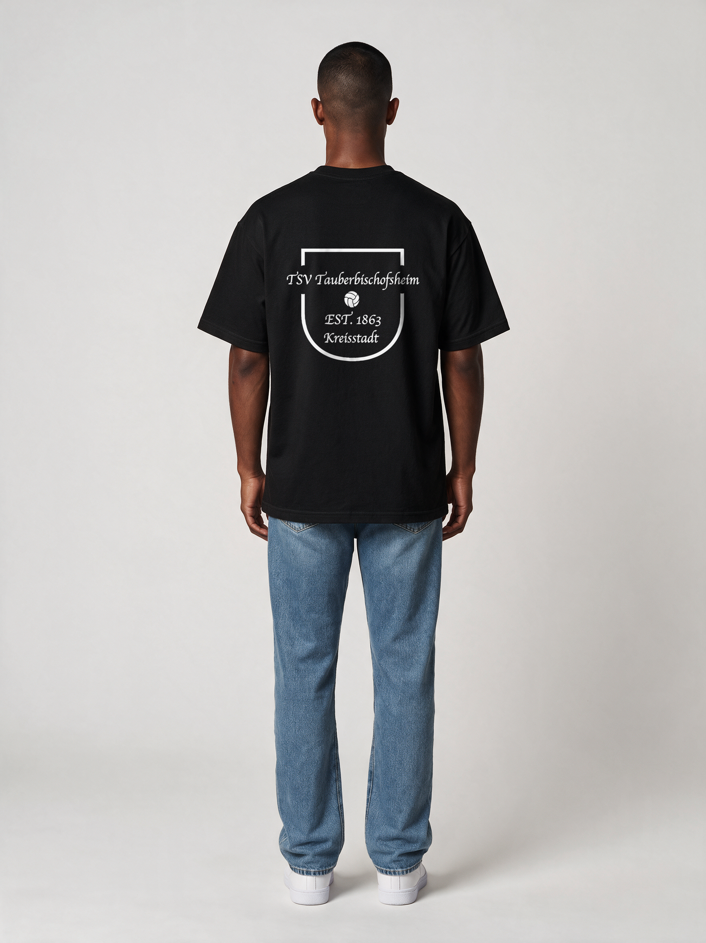 T-Shirt TSV Tauberbischofsheim Schwarz, Rückansicht
