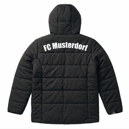 Coachjacke mit Kapuze FC Musterdorf Unisex