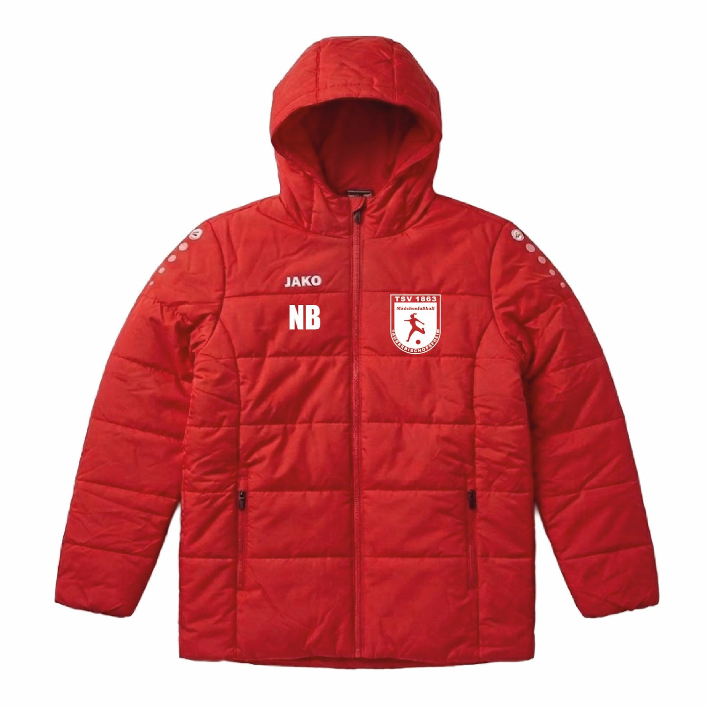 Coachjacke mit Kapuze Mädchenfußball TSV TBB Unisex