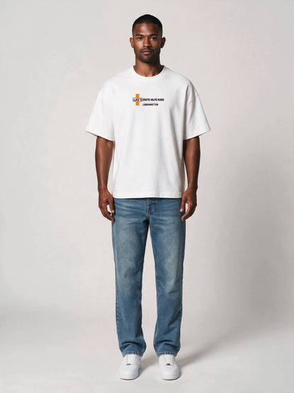 T-Shirt Premium LUKE´S Erste Hilfe Kurs in Weiß, Vorderansicht