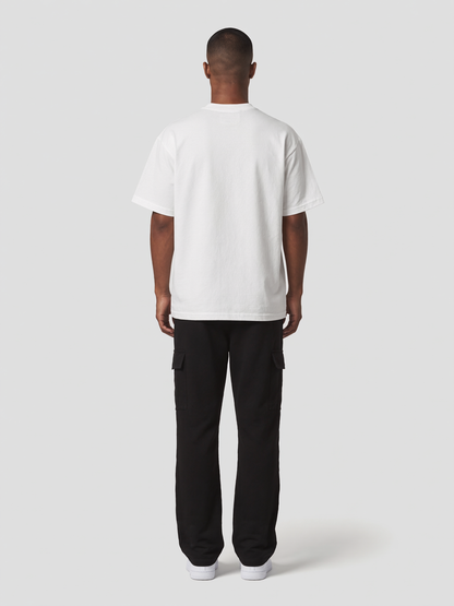 T-Shirt Oversize Ultra Heavy in Weiß, Rückansicht